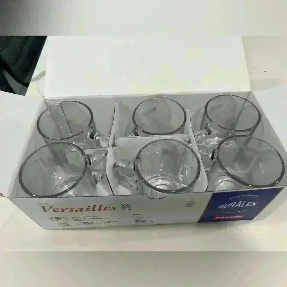 Supreme®/Duralex Glass Mugs (Set of 6) - Picture 2 of 5